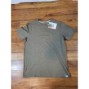 NWT Free Planet Brown Heather Mens Tee Shirt Size M